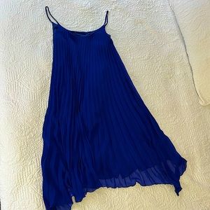 Blue Layered RodBeattie Strap Dress, Size Small. New